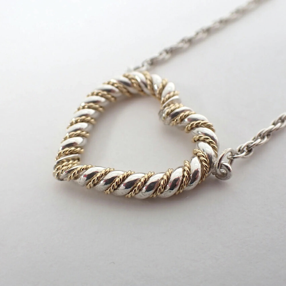 TIFFANY Gold Heart Necklace - Picture 8 of 10
